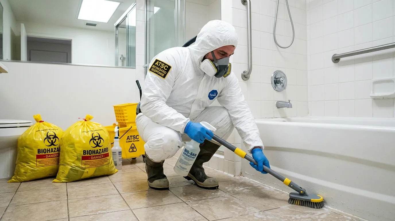 Decontamination equipment deployed for Blood Cleanup in Northport